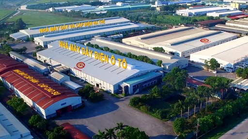 Khu tổ hợp nhà máy của công ty tại Phố Nối A, Hưng Yên.
